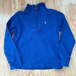 Polo by Ralph Lauren Kids Royal Blue Half-Zip Sweatshirt